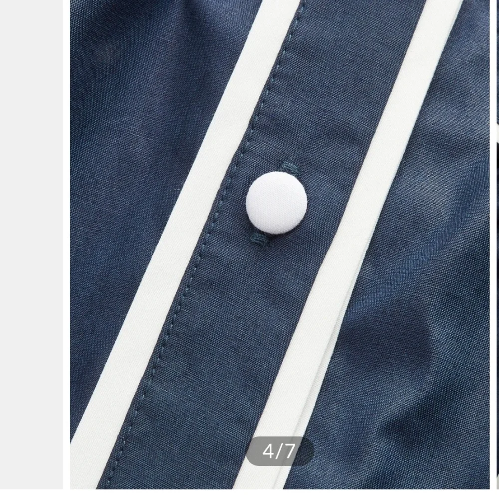 Commense Navy and White Midi Dress - Picture 4 of 6